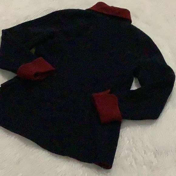 Carolyne Roehm 100% wool blue coat - Picture 6 of 7